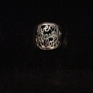 Live laugh love ring